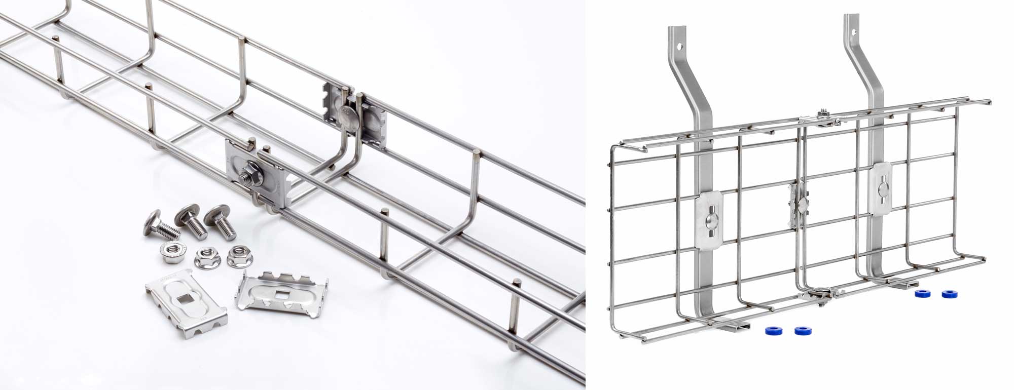Wire Sacket Choosing the correct Wire Basket Cable tray for Hygienic Environments ...