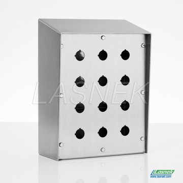Slope Top Push Button Box | KP-12-22-V4-H3-SXX-15-1_uk